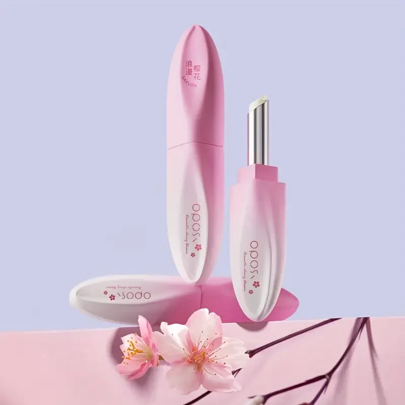OPOSI Sakura Moisturizing Lip Balm  Deep Hydration with Cherry Blossom Nourishment