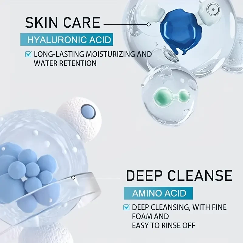 OPOSI Mens Cologne Shower Gel  Deep Cleansing 2-in-1 Shampoo & Body Wash