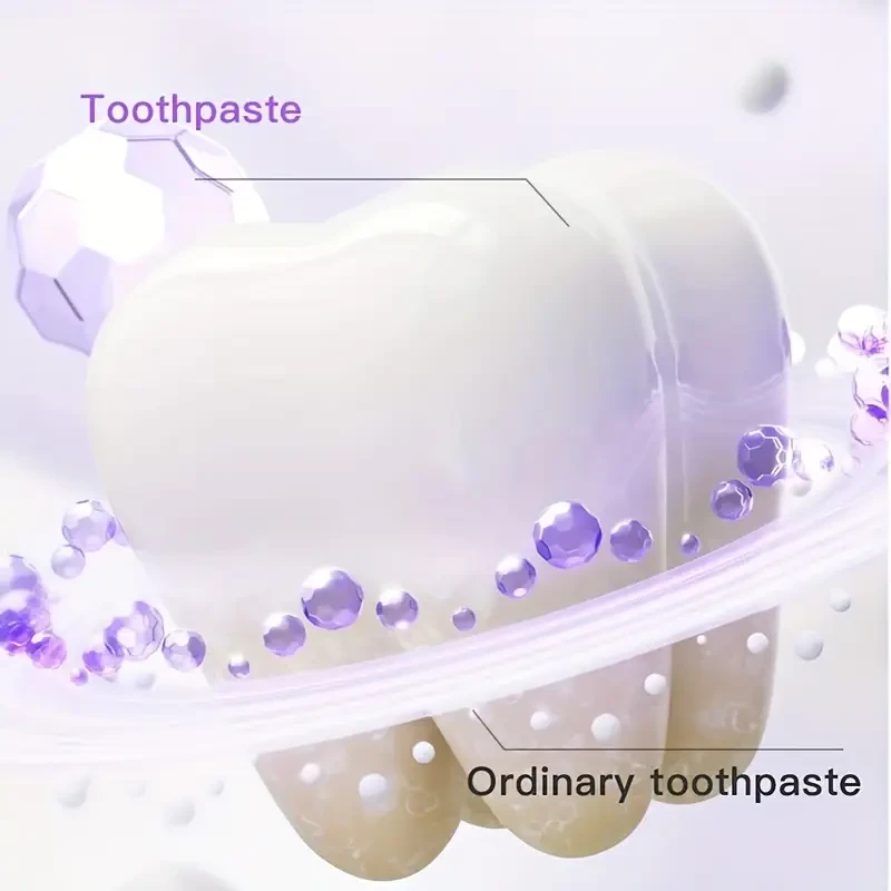 OPOSI Baking Soda & Peppermint Toothpaste  Probiotic 2-Pack Deep Cleaning & Whitening Formula