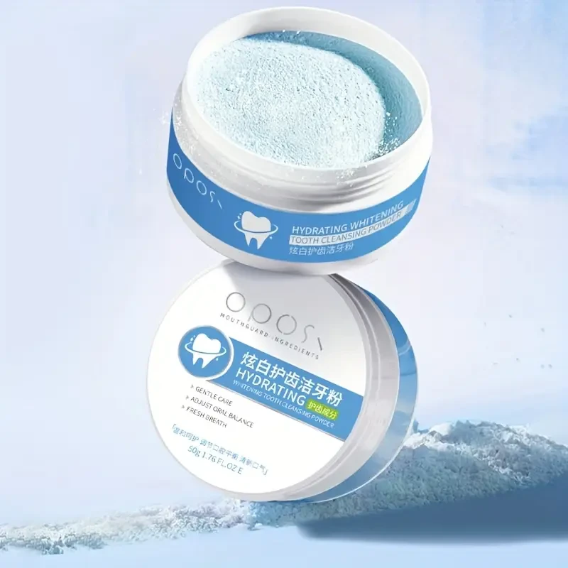 OPOSI Fresh Mint Teeth Whitening Powder  Pearl Powder Deep Cleaning & Daily Brightening Care