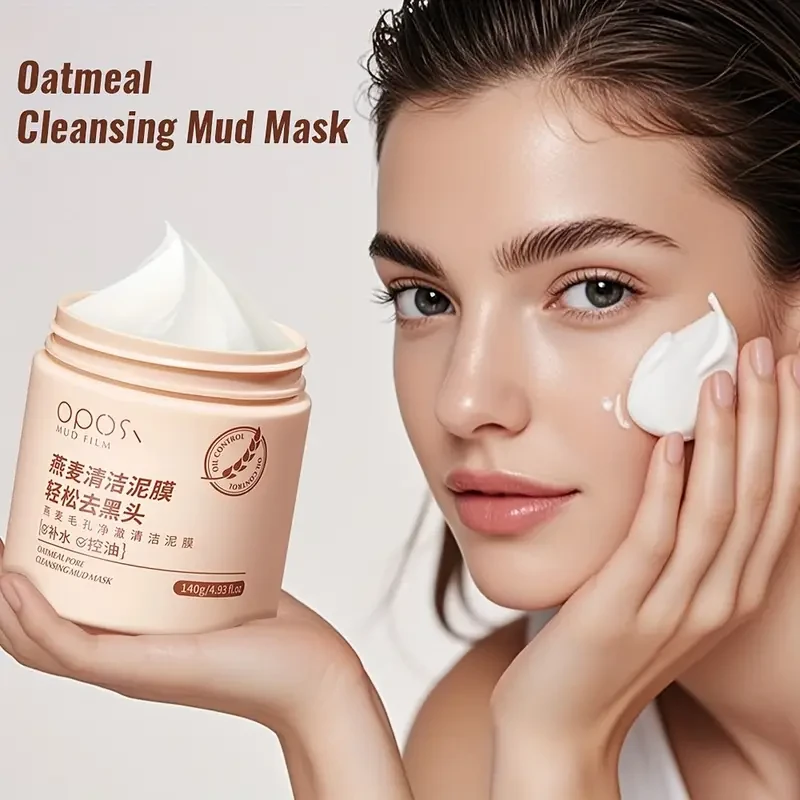 OPOSI Oat Pore Cleansing Mask Gentle, Alcohol-Free & Deep Moisturising Formula