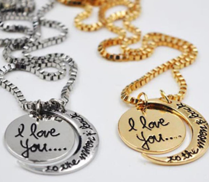I Love You to the Moon and Back Necklace