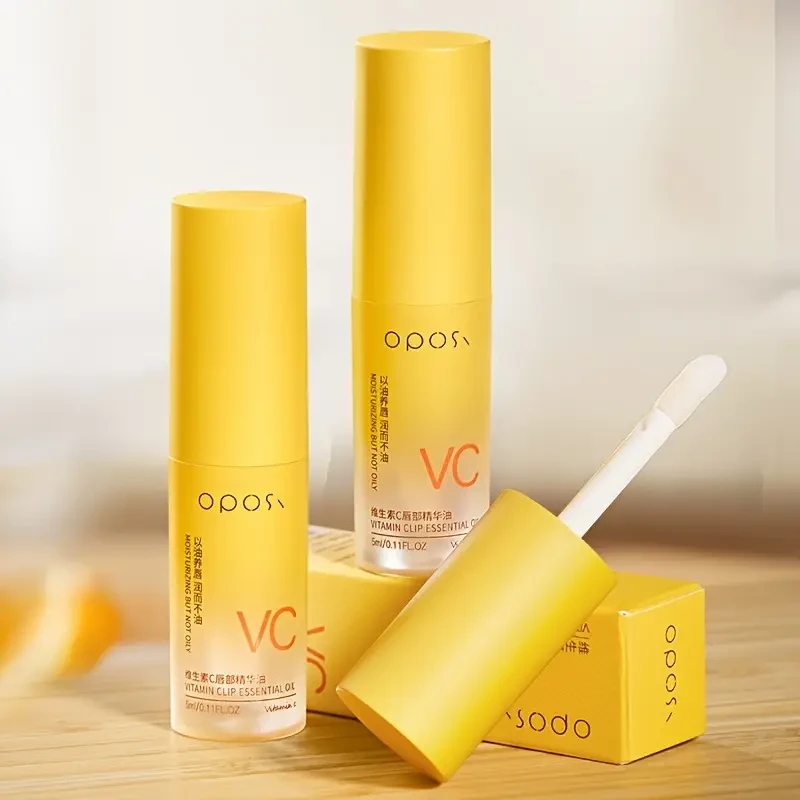 OPOSI Vitamin C Lip Essence Oil Moisturising, Glossy & Nourishing Lip Care