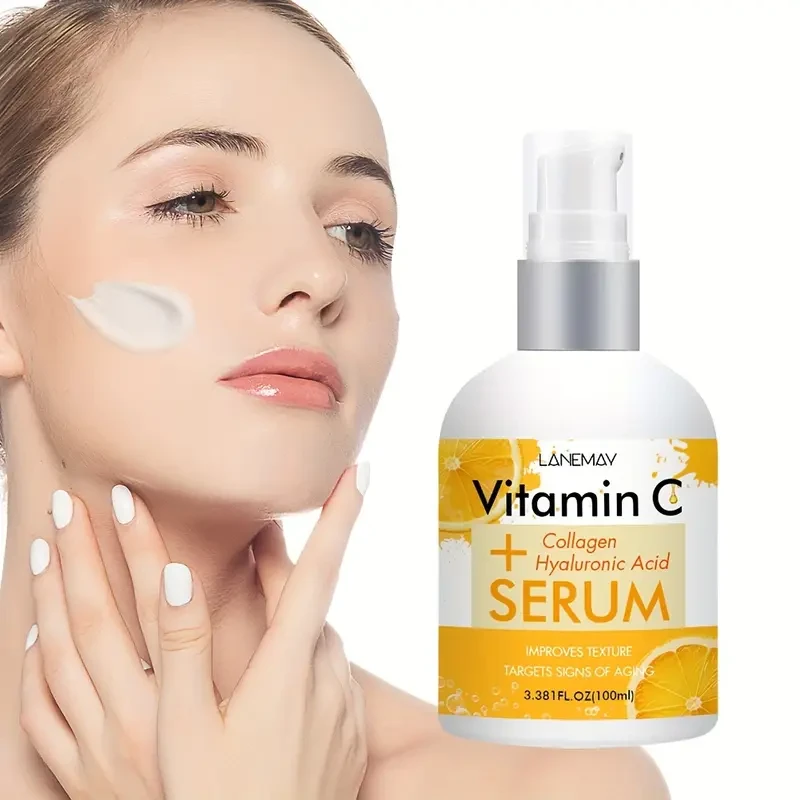 LANEMAY Vitamin C Serum with Collagen  Hydrating, Brightening & Texture-Smoothing Formula