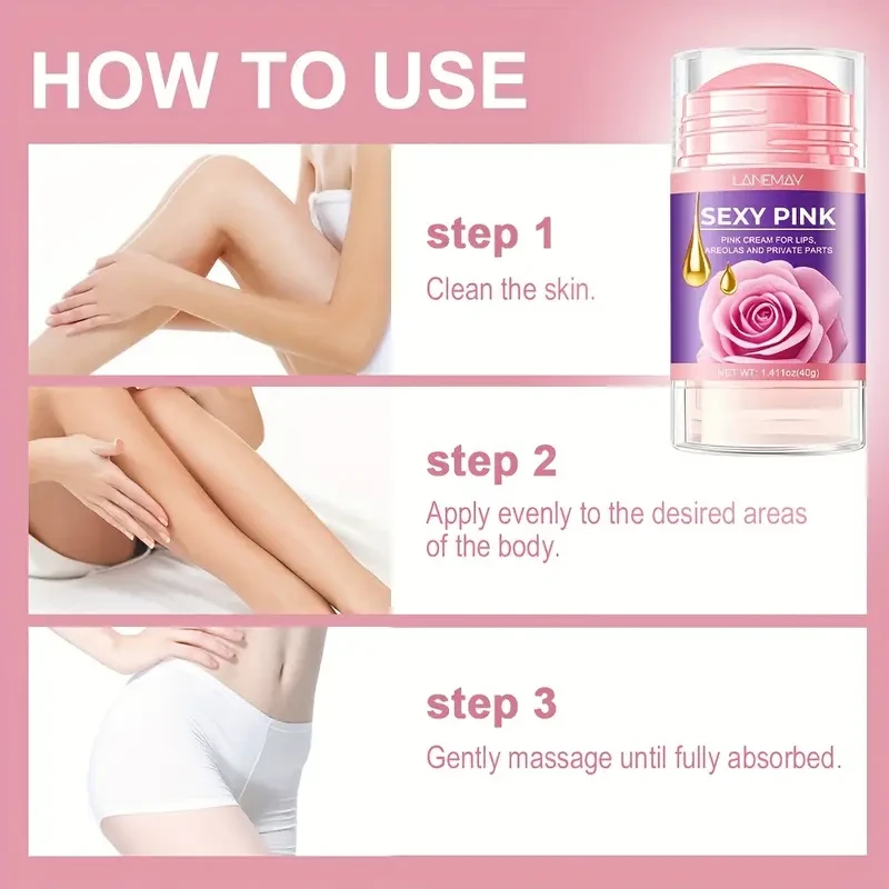 LANEMAY Womens Secret Cream  Vitamin E & Rose Extract Brightening Moisturizer (1.7 fl. oz)