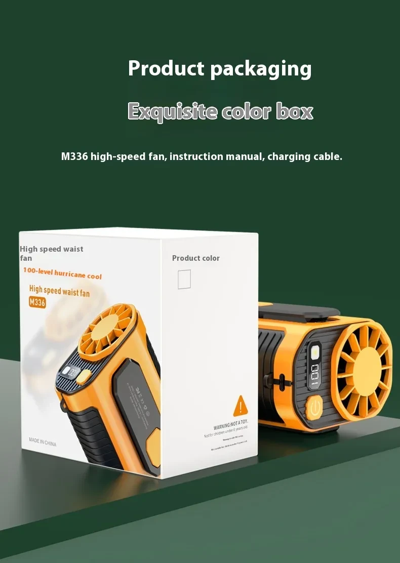 Wrist Hanging Fan Outdoor Camping Fan Portable