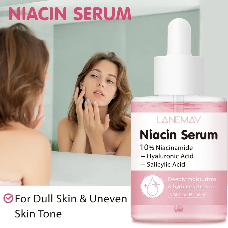 LANEMAY Niacinamide Facial Elixir  Hydrating, Brightening & Smoothing Formula (3.38 fl oz)