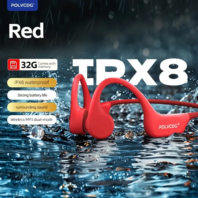 POLVCDG Audio X13 Wireless Bone Conduction Headphones