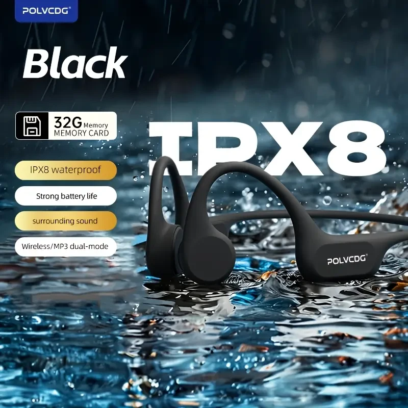 POLVCDG Audio X13 Wireless Bone Conduction Headphones