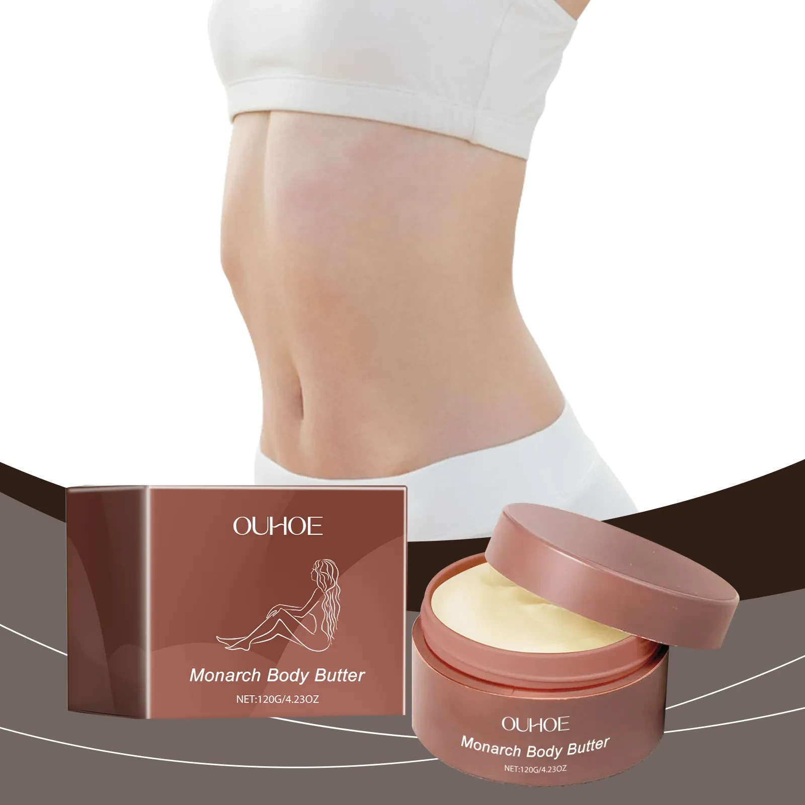 OUHOE Body Moisturizing Cream, Hydrates And Moisturizes Skin With Delicate And Smooth Body Care Cream
