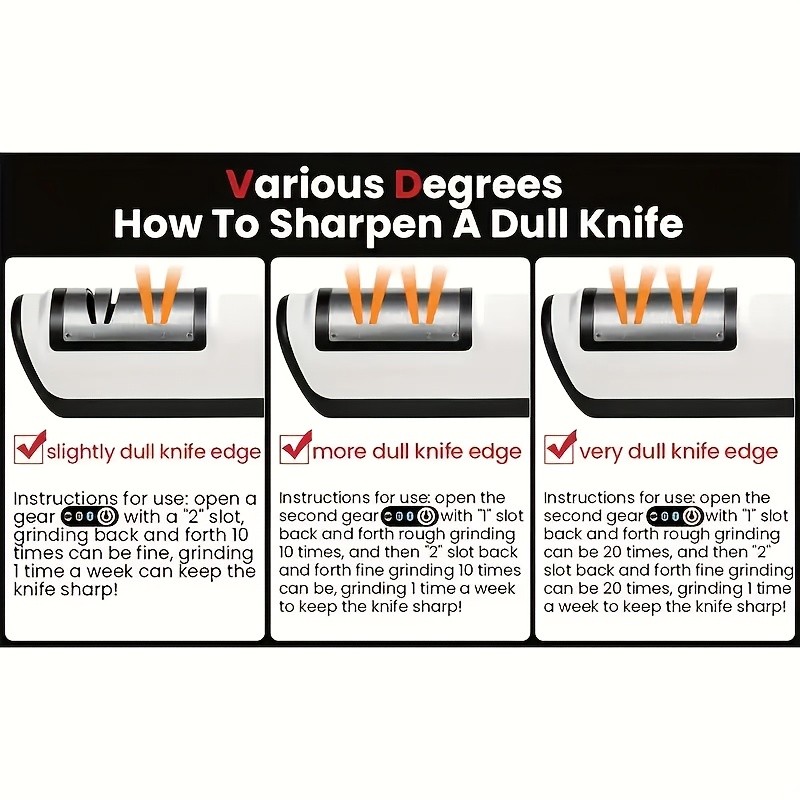 GENAI Professional Electric Sharpening Tool  USB-C Fast Charging Precision for Every Blade