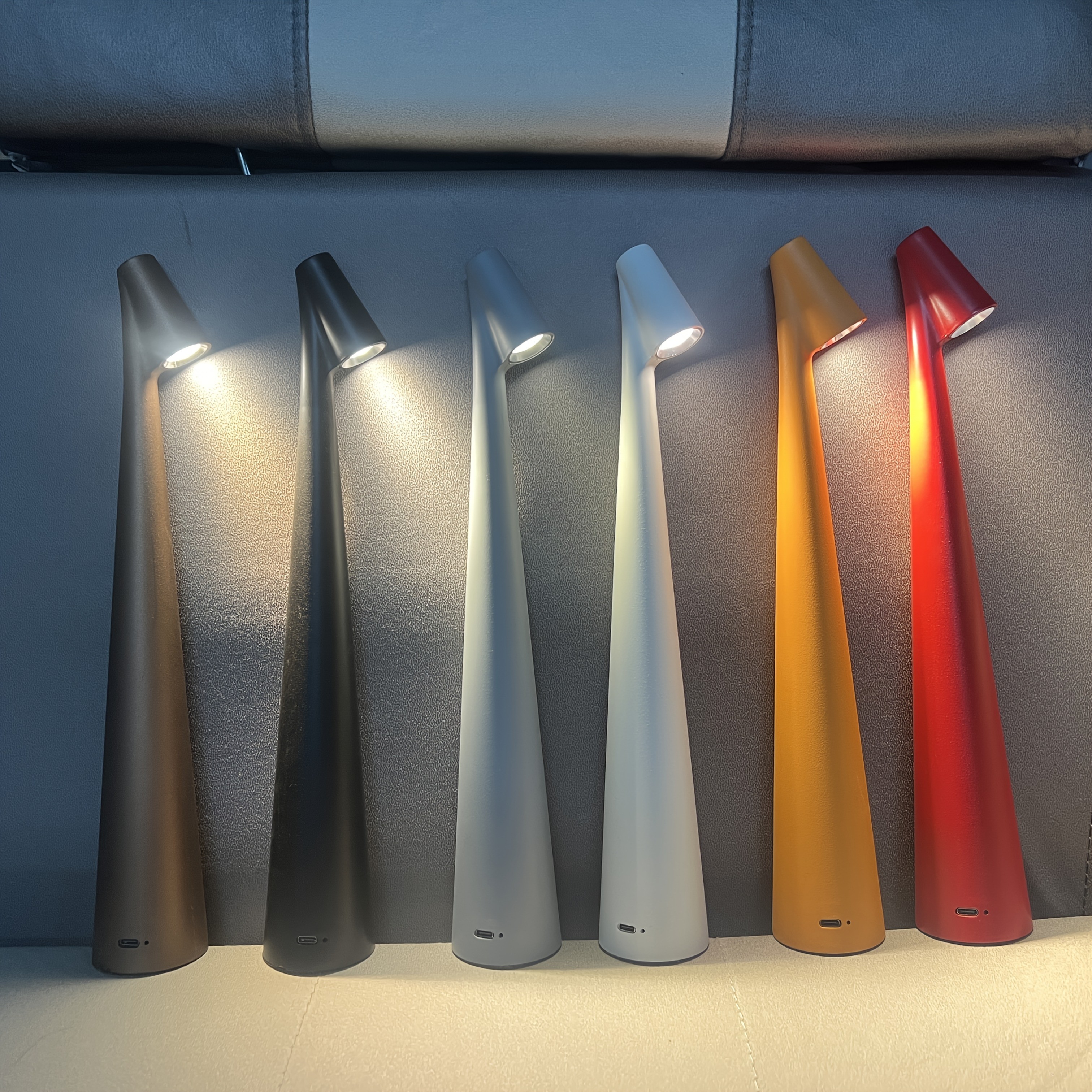 GENAI Rechargeable Cordless LED Desk Lamp Portable, Modern & Effortlessly Bright Anywhere