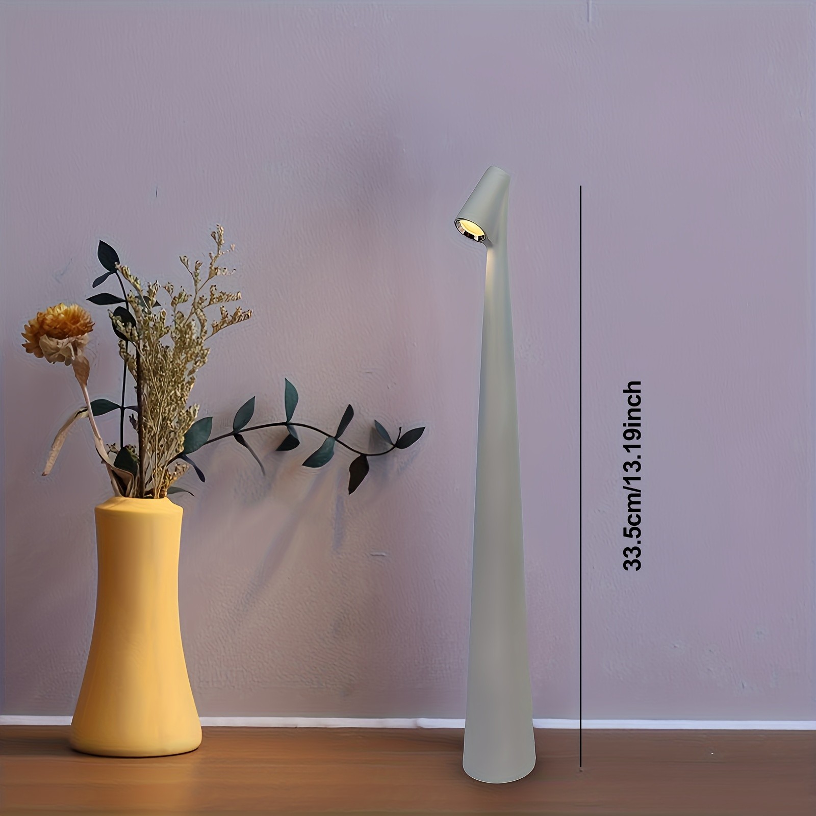 GENAI Rechargeable Cordless LED Desk Lamp Portable, Modern & Effortlessly Bright Anywhere