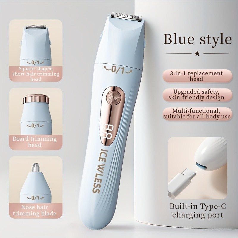 GENAI Multifunctional Shaver for Men & Women  USB Rechargeable Grooming Power Anywhere