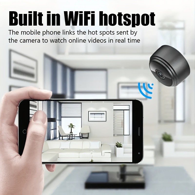 GENAI Wireless WiFi Security Camera  Compact 480P HD Protection for Every Kiwi Home