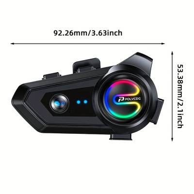 POLVCDG Motorcycle Helmet Wireless Headset  Ride Smarter, Safer & Fully Connected