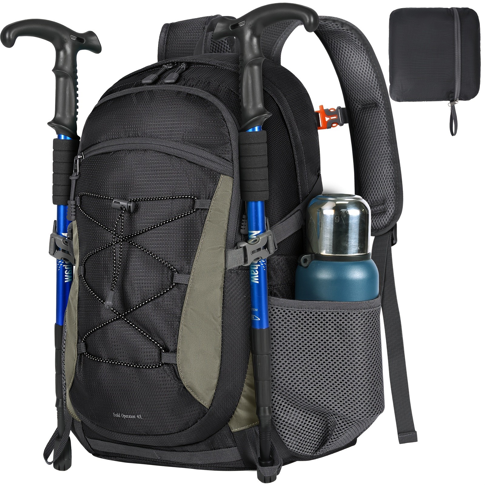 RAINSMORE 40L Unisex Hiking Backpack  Lightweight, Large-Capacity Comfort for NZ Outdoor Adventures