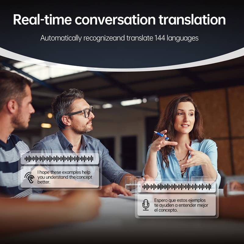 LIFEBEE AI Translation Glasses Smart Wireless Eyewear for Language, Travel & Outdoor Lifestyle