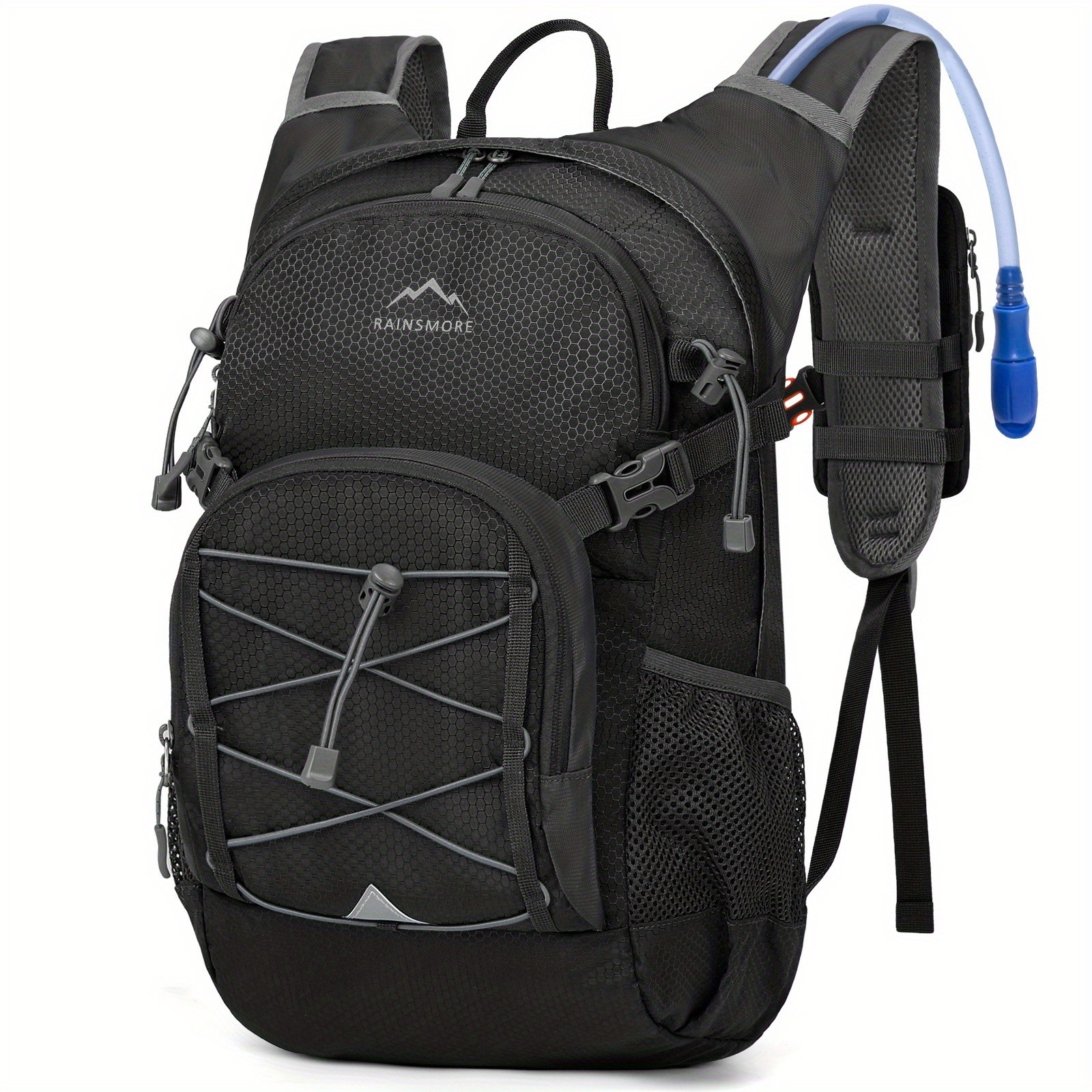 RAINSMORE 2L Water Bottle Backpack Lightweight Hydration Pack with 2L Water Tank for Outdoor Sports