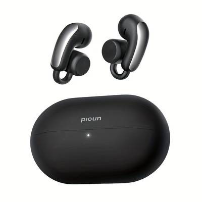 Picun W3 OWS Wireless Headphones 60H Power, 3D Surround Sound & Lightweight Open-Wear Comfort