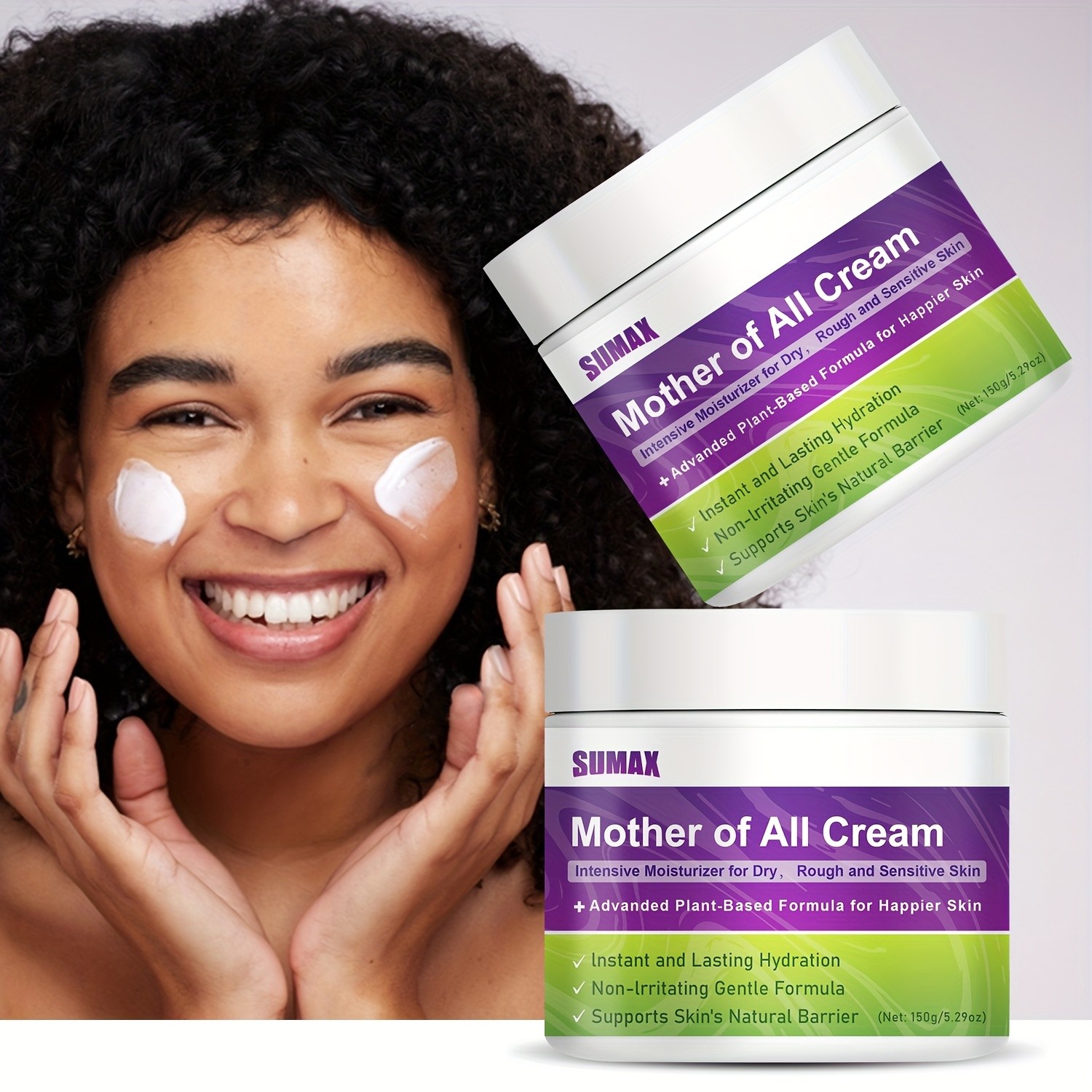 SUMAX Hydrating Face Cream  Ceramide & Hyaluronic Acid Moisture Barrier Enhancing Cream (150g)