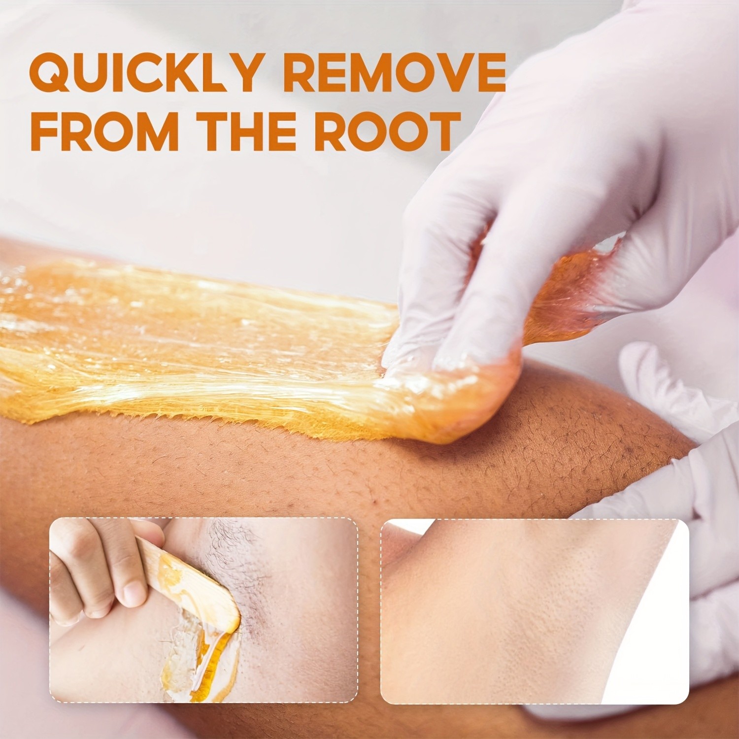 SUMAX Lemon & Honey Hair Removal Wax  Gentle 50g Formula with Plant-Based Squalane for Face & Body