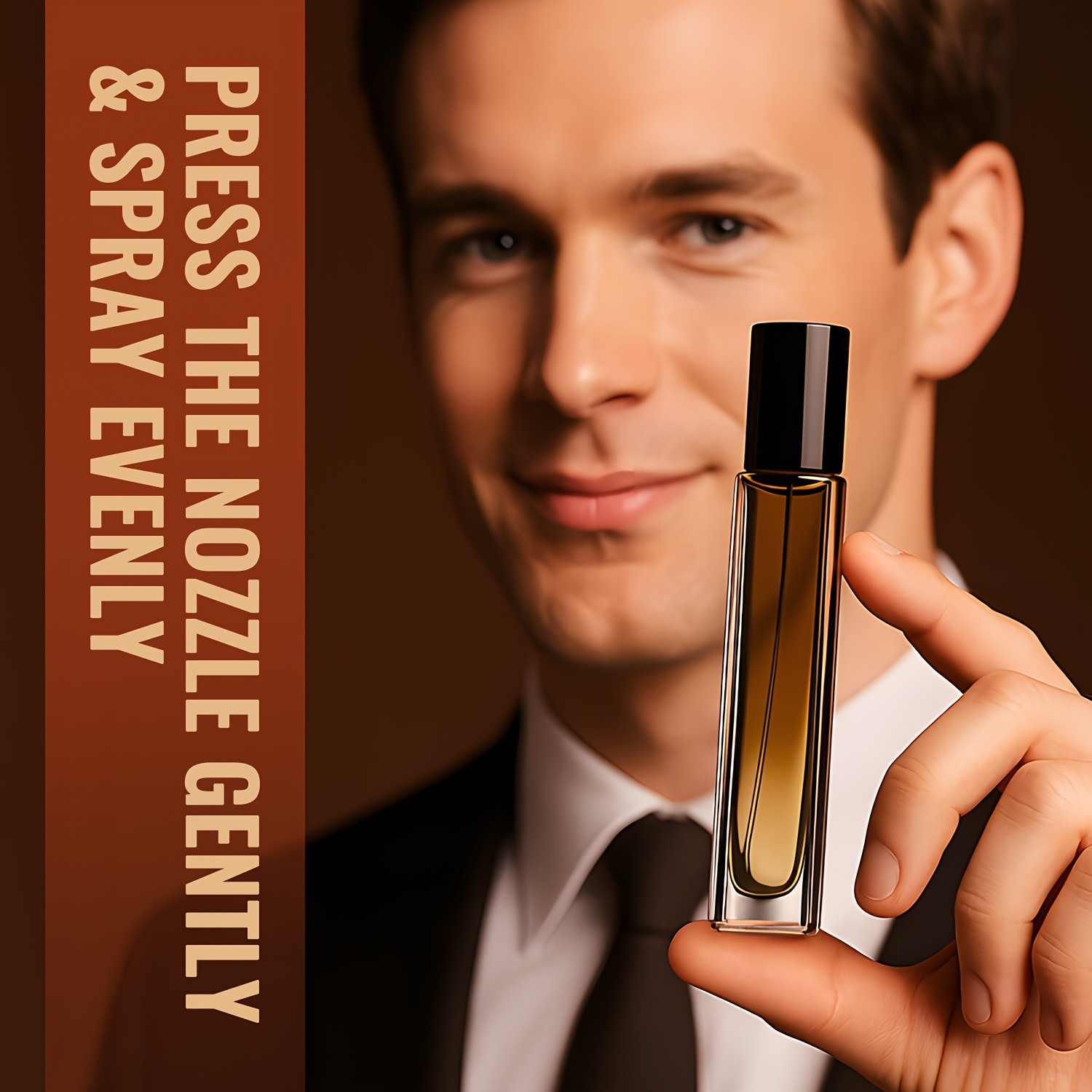 SUMAX Mens Classic Sandalwood Deodorant Spray  Alcohol-Free, 48-Hour Freshness in a Portable 10ml Bottle