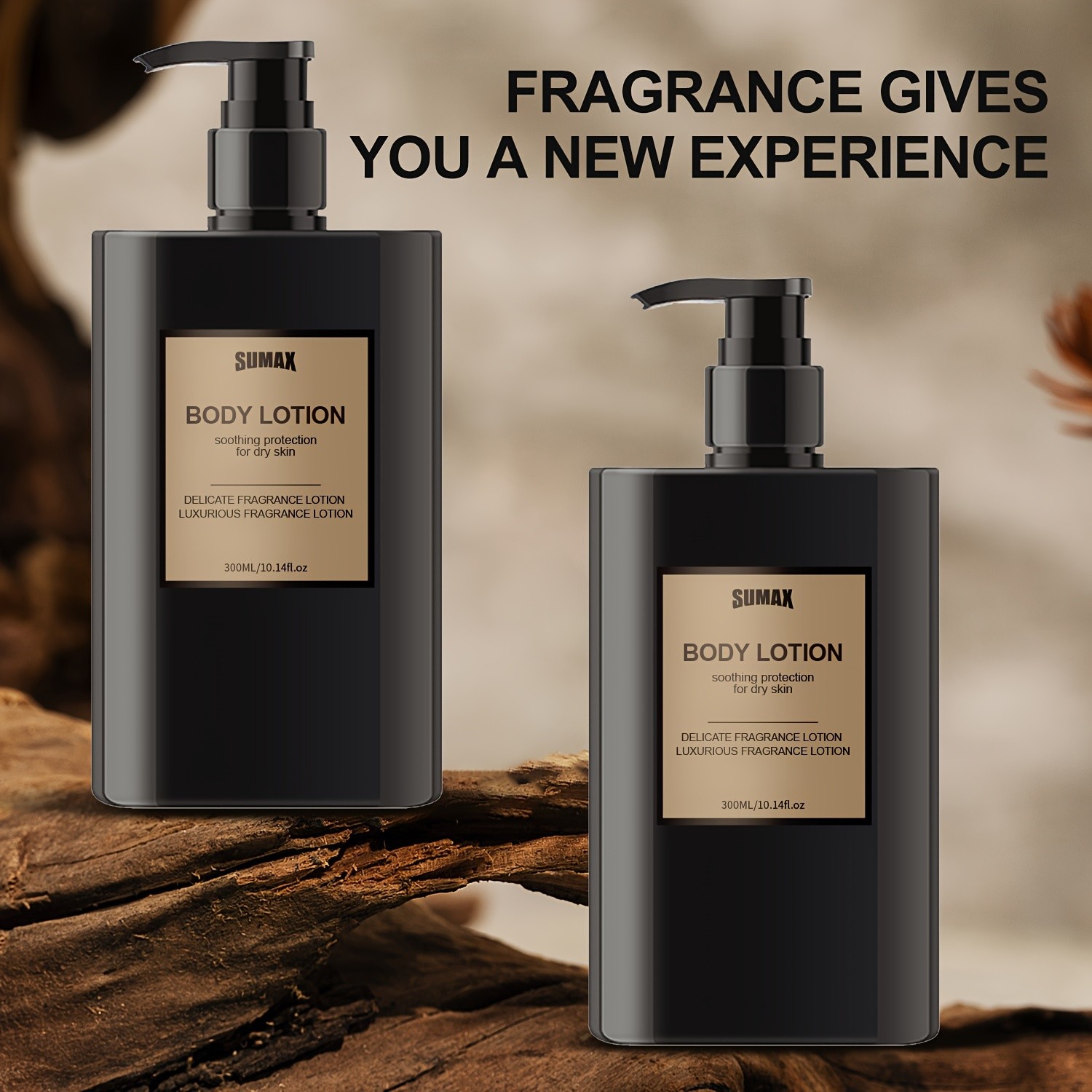 SUMAX Perfumed Lotion Deep Moisturizing Unisex Body Moisturizer for All Skin Types (Morning & Night)