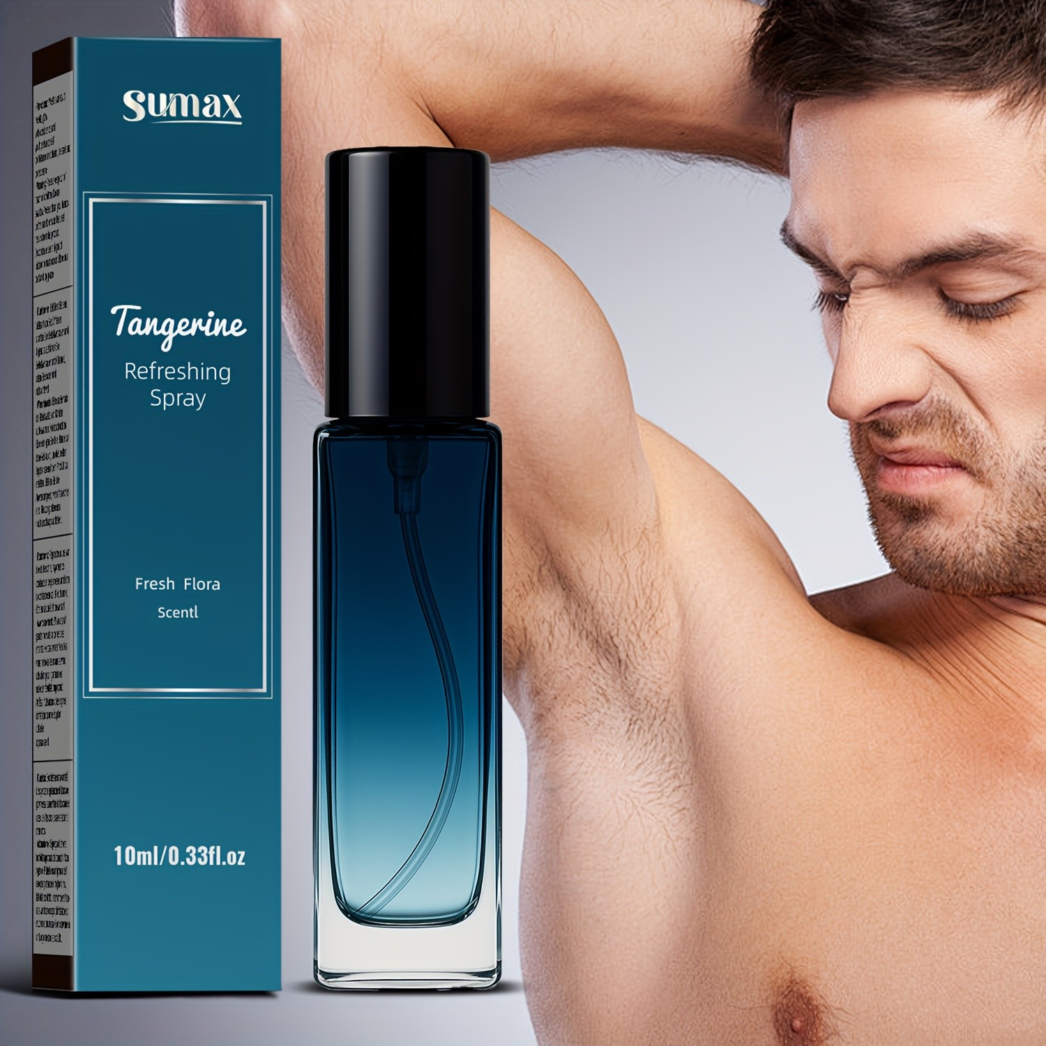 SUMAX Mens & Womens Citrus Deodorizing Fragrance Spray Long-Lasting Fresh Citrus Aroma in a Sleek Travel Bottle