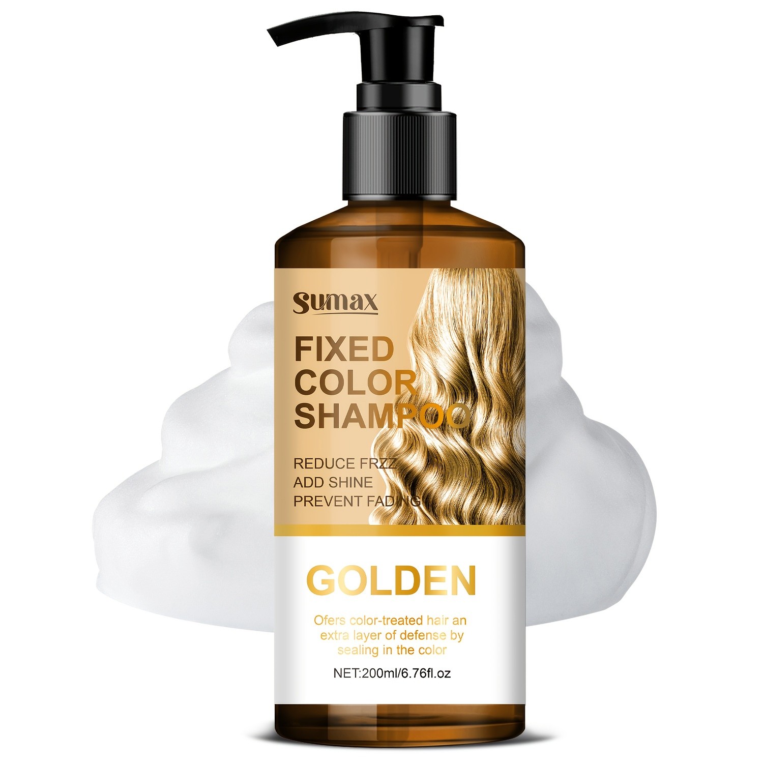 SUMAX Blonde Fixed Color Shampoo 200ml  Long-Lasting Color Protection & Nourishing Care for Dyed Blonde Hair