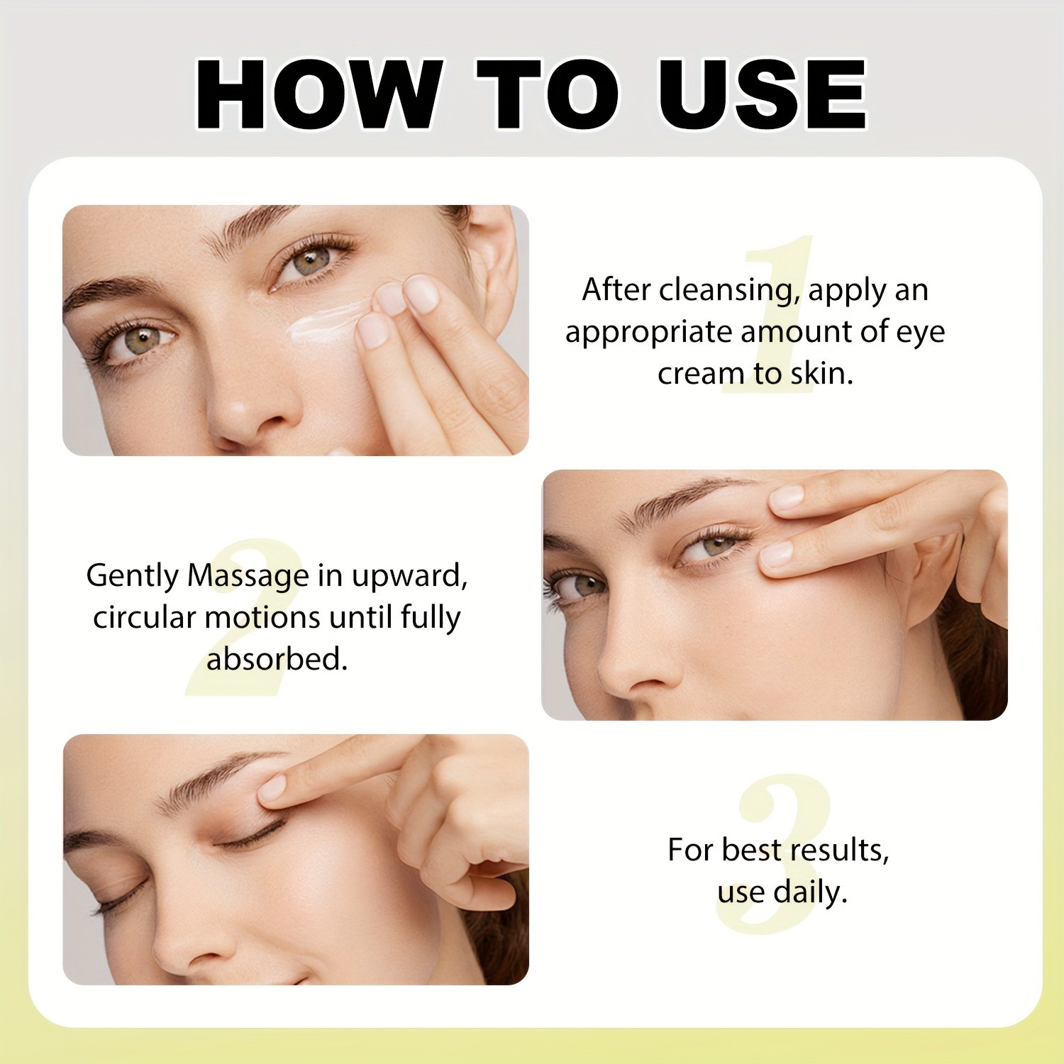 SUMAX Retinol Eye Cream 50ml  White Press Bottle, Hydrating & Moisturizing Eye & Face Serum for All Skin Types