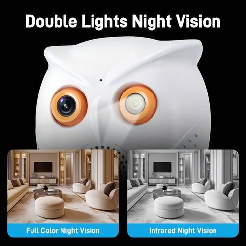 ANYAZHINENG Smart Home Security Camera  Night Vision, Motion Detection & Remote Viewing for Total Peace of Mind