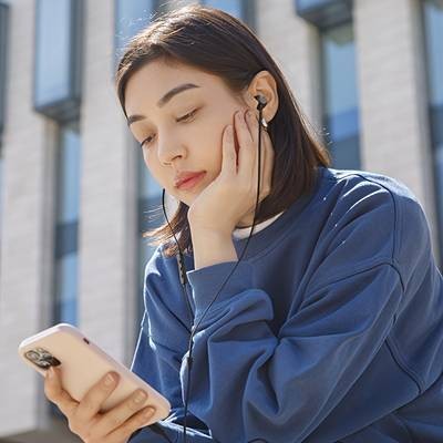 JBL TUNE305C Wireless-Inspired USB-C Headphones Noise Cancelling, Type-C Quick Charge & Sleek Orange Design