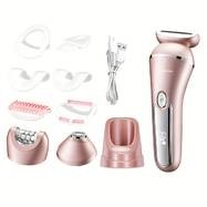 HATTEKER 3-in-1 Electric Shaver for Women USB Rechargeable, Stainless Steel & Designed for Smooth, Gentle Hair Removal