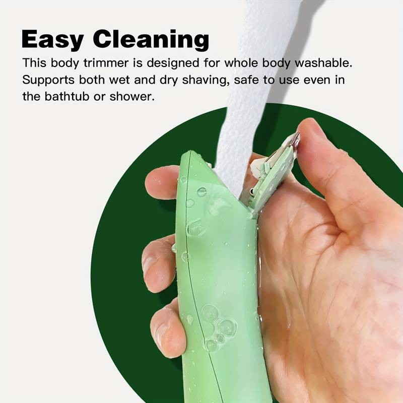 YAFULL Professional Body Hair Trimmer  IPX6 Wet/Dry Grooming, Ceramic Blade & Rechargeable Lithium Battery