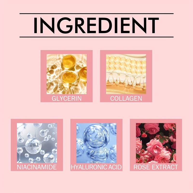 XIOIMY 20pcs Collagen & Niacinamide Moisturising Face Mask  Radiance-Boosting Sheet Masks for All Skin Types