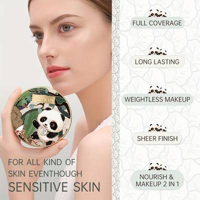 CATKIN Panda Land Foundation Flawless Cushion Glow That Lasts
