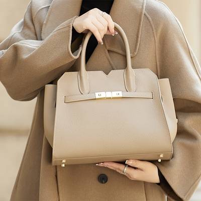 ZOOLER Luxury Genuine Leather Womens Handbag  Elegant Large-Capacity Shoulder & Messenger Bag