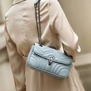 ZOOLER Vintage Genuine Leather Shoulder Bag for Women  Classic Striped Holiday-Ready Handbag