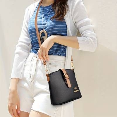 OGEHUAFEE Elegant Womens Styling Shoulder Bag Small Bucket Crossbody for Travel & Shopping