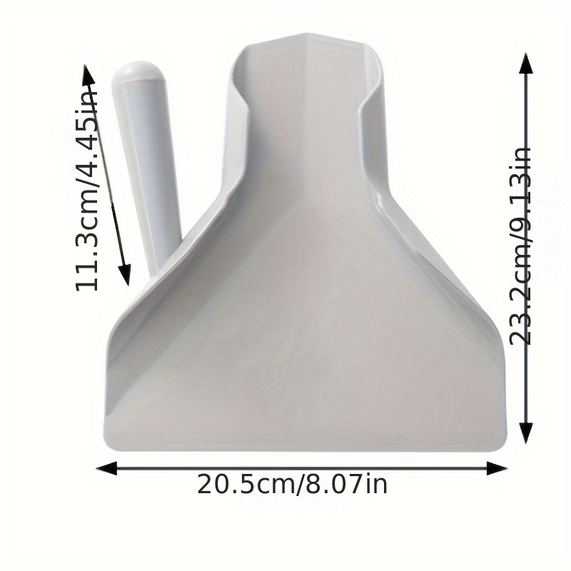 YUMIPLUS Durable Plastic French Fry & Popcorn Server Easy-Grip Snack Scoop for Home & Restaurant Use