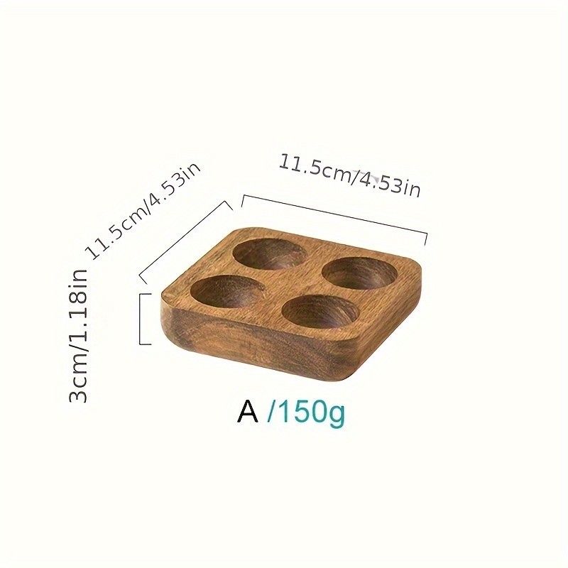 KEMORELA Wooden Egg Storage Box  Multi-Compartment Egg Holder Tray for Home Kitchen Organisation