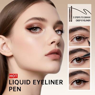 CATKIN Liquid Eyeliner Pen Ultra-Fine, Waterproof, Long-Lasting 24H Eyeliner (Christmas Gift)