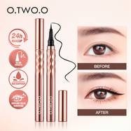 O.TWO.O Super Waterproof Black Liquid Eyeliner Long-Lasting Precision Liner Smudge-Proof Easy to Apply Perfect for Daily Makeup & Special Events Mothers Day Gift