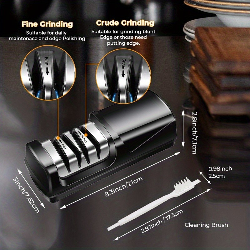 iWhale BLACK SAMURAI Pro Sharpener with Angle Clip & Dual-Mode  Precision Sharpening Power for Every NZ Kitchen