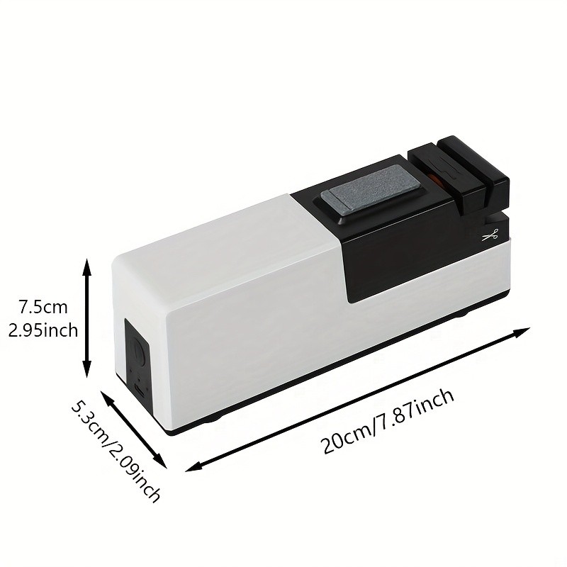 iWhale Electric Kitchen Sharpener 1300mAh USB Rechargeable  Automatic Sharpening & Polishing for Effortless Knife Restoration