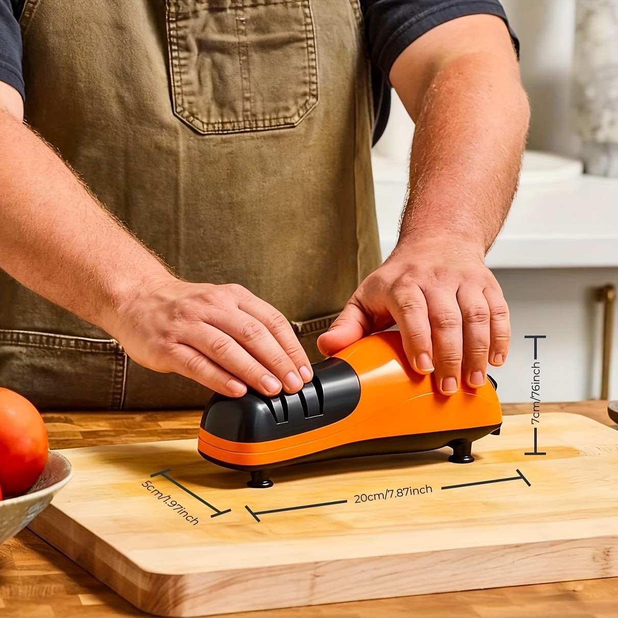 iWhale Multi-Functional Portable Electric Kitchen Sharpener  Dual-Mode Coarse/Fine Precision in a Compact USB-C Design