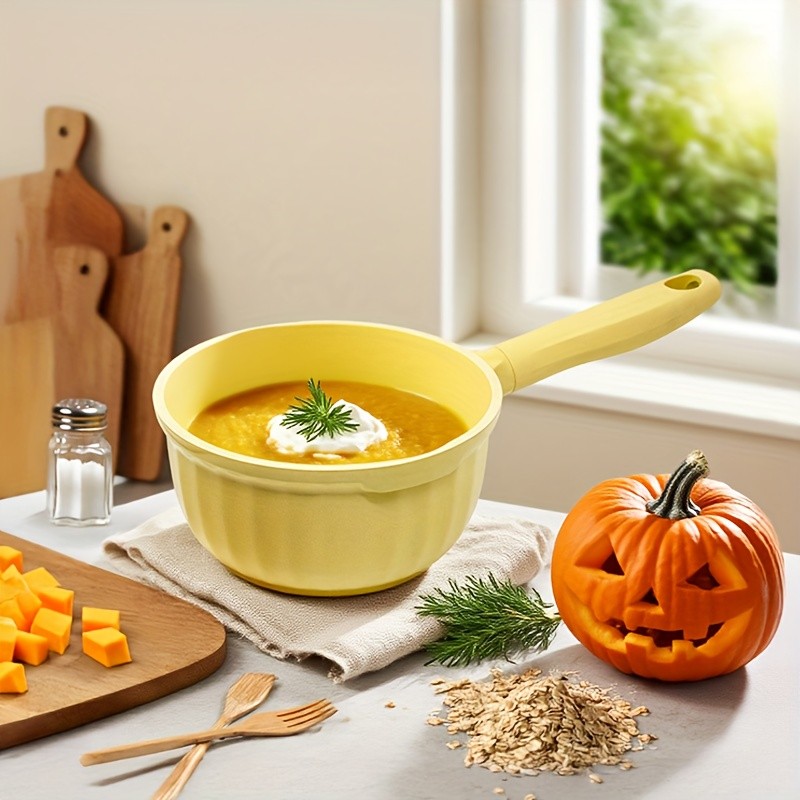 iWhale 18cm Nonstick Ceramic Pot with Glass Lid  Even Heating, Easy Cleaning & Perfect Cooking for Everyday Meals