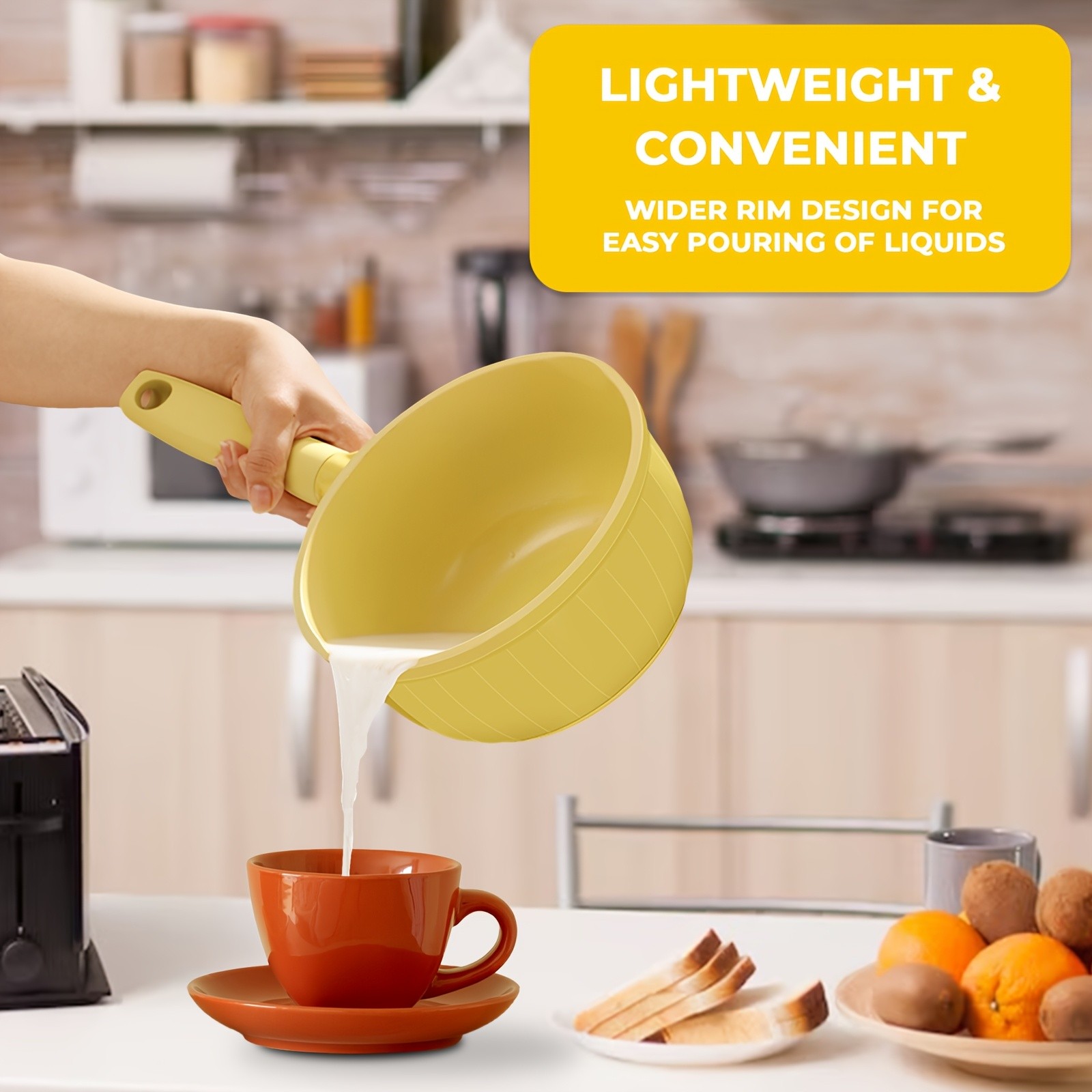 iWhale 18cm Nonstick Ceramic Pot with Glass Lid  Even Heating, Easy Cleaning & Perfect Cooking for Everyday Meals