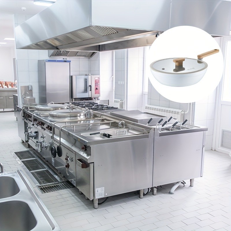 COOKER KING 30cm Non-Stick Wok Pan with Glass Lid  Restaurant-Grade, Non-Toxic & Compatible with All NZ Cooktops